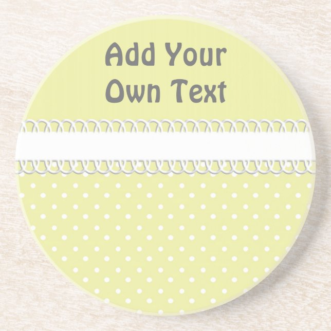 Baby Shower in Yellow Coaster (Front)