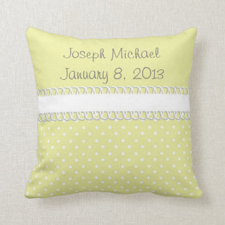 Baby Shower in Yellow Cushion