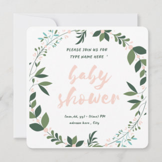 baby shower invitation 