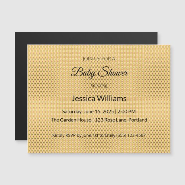 Baby Shower Invitation! (Front/Back)