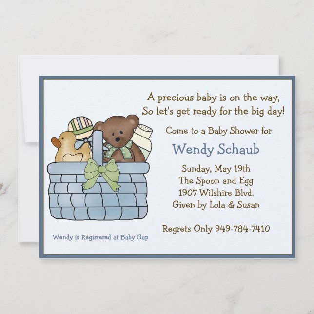 Baby Shower Invitation (Front)