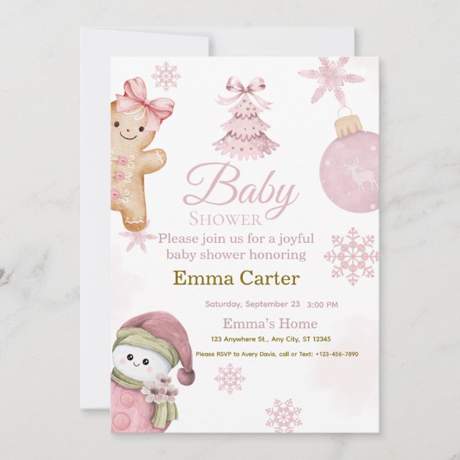 Baby Shower Invitation (Front)