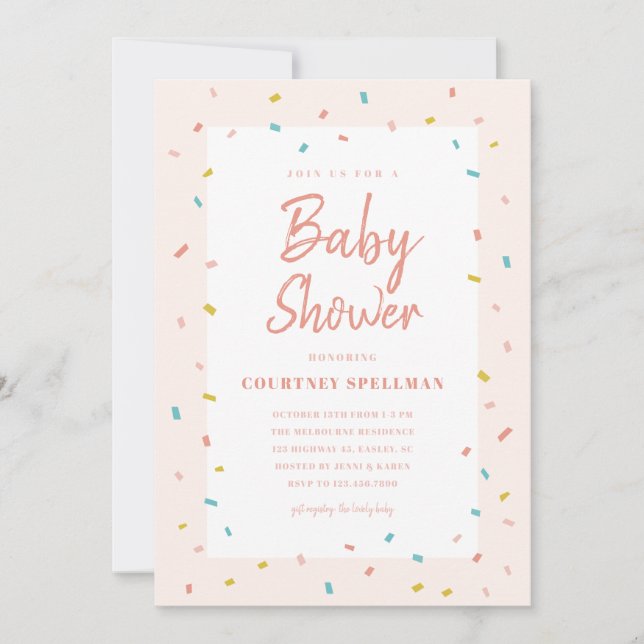 Baby shower invitation (Front)