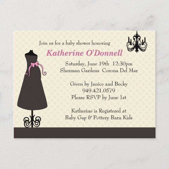 Baby Shower Invitation (Front)