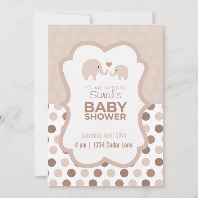 Baby Shower Invitation (Front)