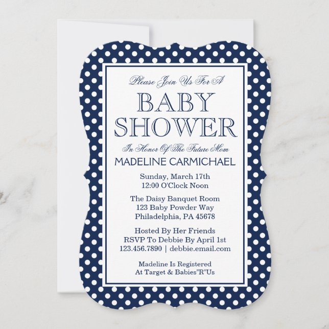 Baby Shower Invitation (Front)