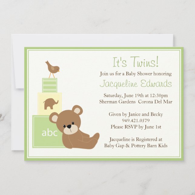 Baby Shower Invitation (Front)