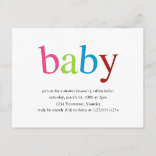 Baby Shower invitation