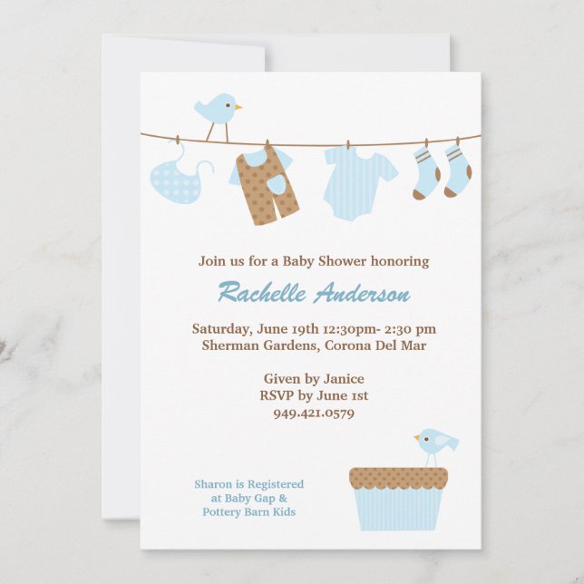 Baby Shower Invitation (Front)