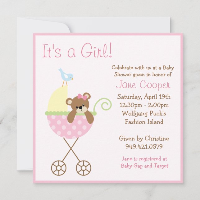 Baby Shower Invitation (Front)