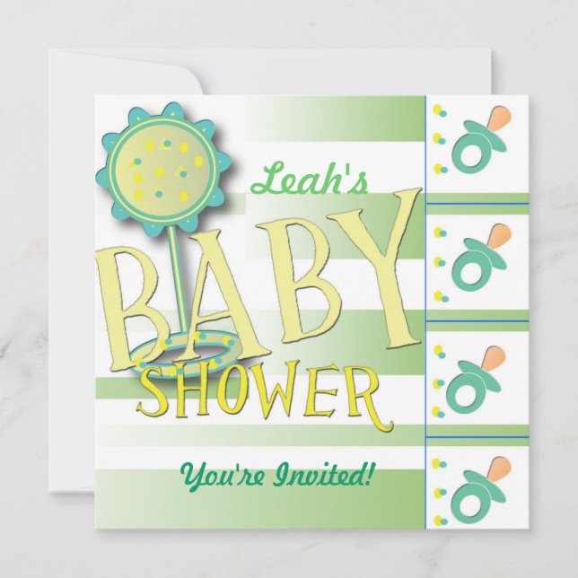 Baby Shower Invitation (Front)