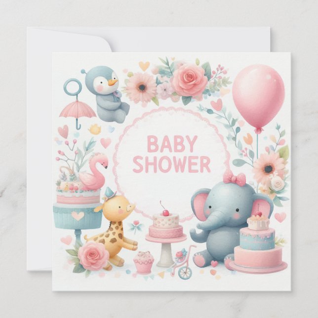 Baby Shower Invitation  (Front)