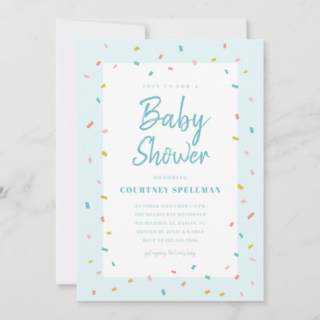 Baby shower invitation (Front)