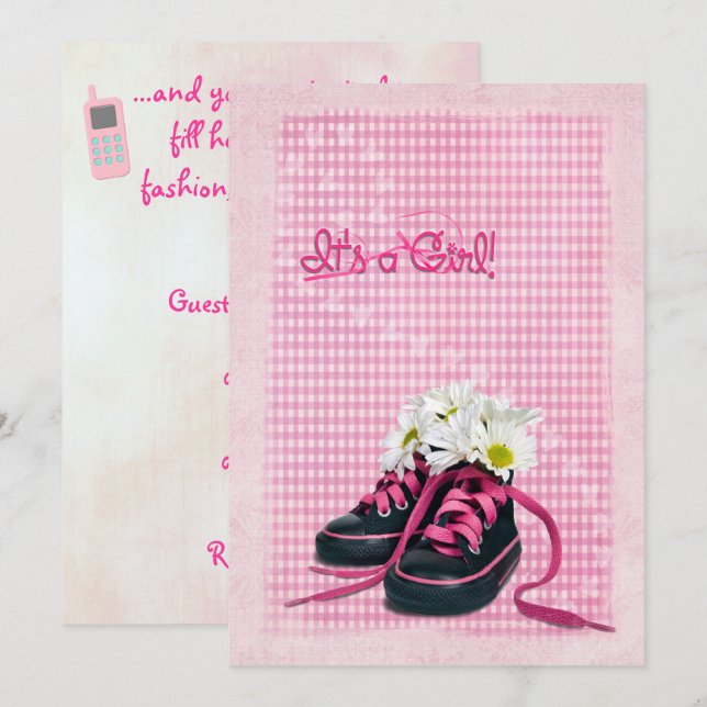 Baby Shower Invitation (Front/Back)