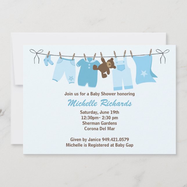 Baby Shower Invitation (Front)