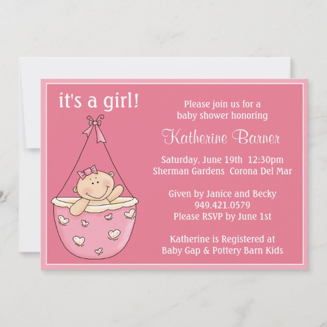 Baby Shower Invitation (Front)