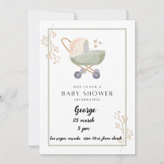 baby shower invitation