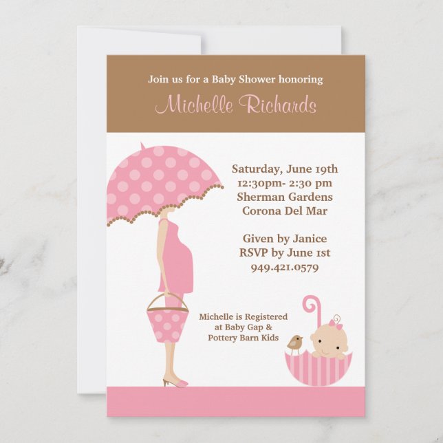 Baby Shower Invitation (Front)