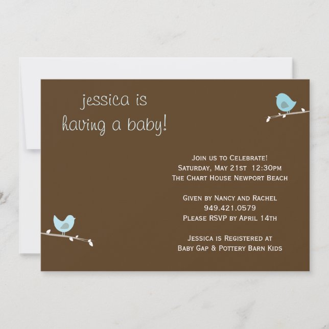Baby Shower Invitation (Front)