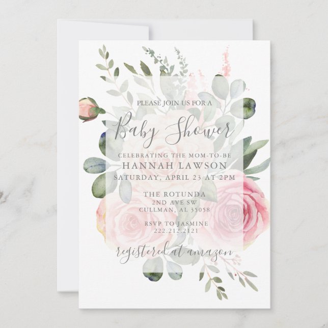 Baby Shower Invitation (Front)