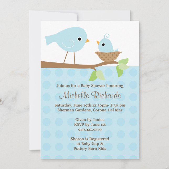 Baby Shower Invitation (Front)