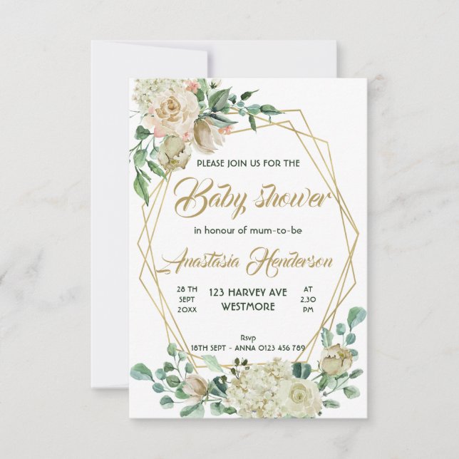 Baby shower Invitation (Front)