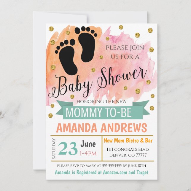 Baby Shower Invitation (Front)