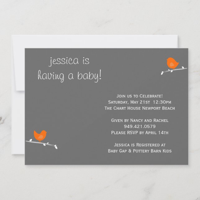 Baby Shower Invitation (Front)