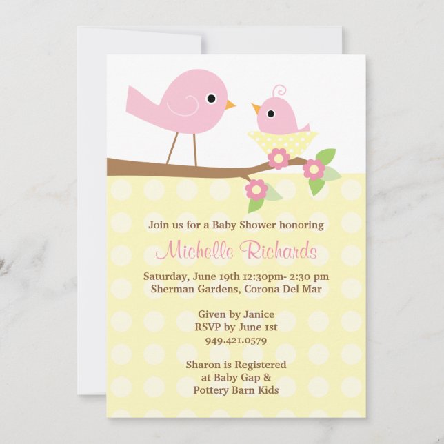 Baby Shower Invitation (Front)