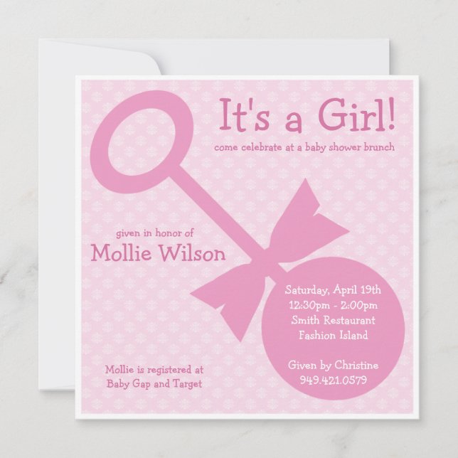 Baby Shower Invitation (Front)