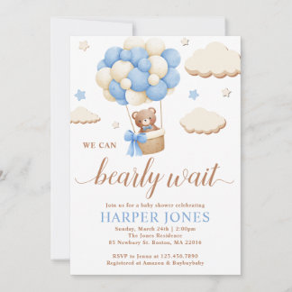 Baby Shower Invitation 5x7"