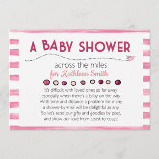 Baby Shower Invitation Across the Miles
