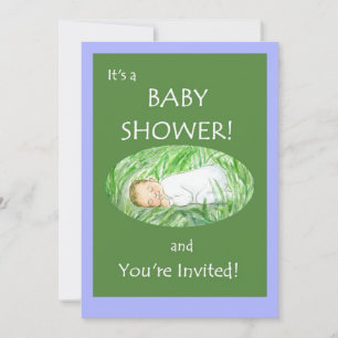 Baby Shower Invitation - Baby Boy