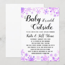 Baby Shower Invitation - Baby It's Cold Outside