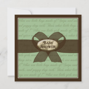 Baby Shower Invitation - Boy or Girl