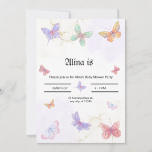 Baby Shower Invitation card.