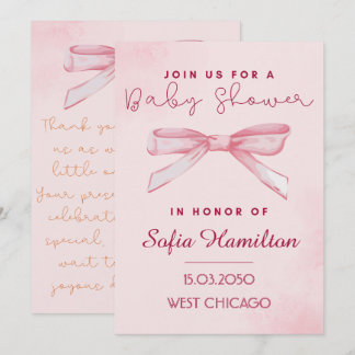 Baby Shower Invitation - Cute  Theme
