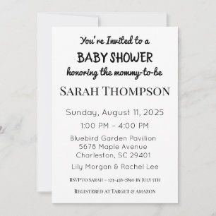Baby Shower Invitation for a Boy