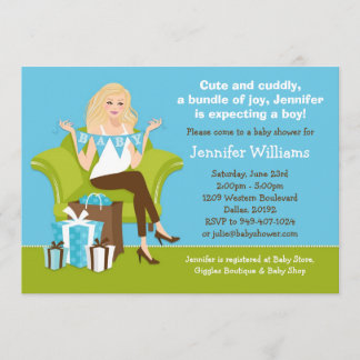 Baby Shower Invitation for Boy