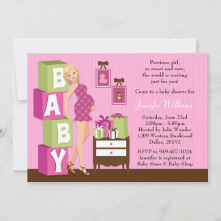Baby Shower Invitation for Girl