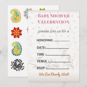 Baby Shower Invitation Gender Reveal   Modern