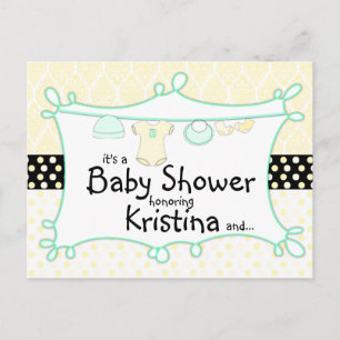Baby Shower Invitation - Gender Unknown Postcard