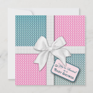 Baby Shower Invitation - Gift Wrap