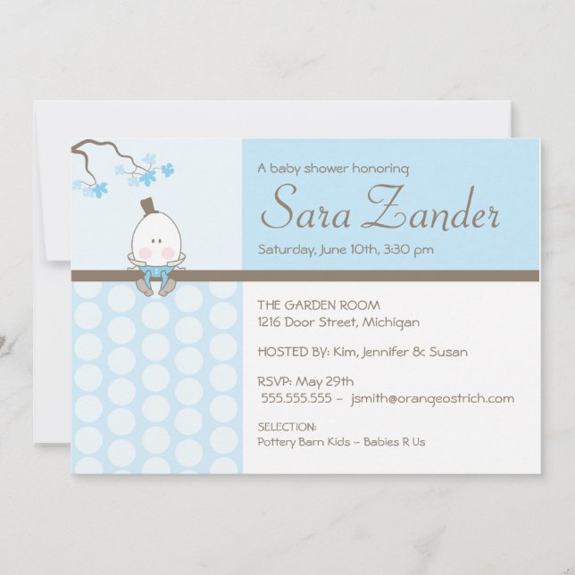 Baby Shower Invitation - Humpty Dumpty (Front)