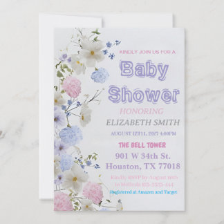 Baby shower Invitation | Invitation Invitation
