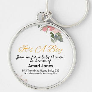 Baby Shower Invitation Key Ring