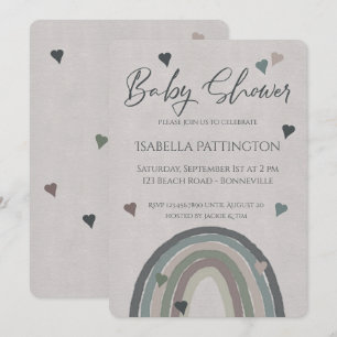 Baby Shower invitation paperlike