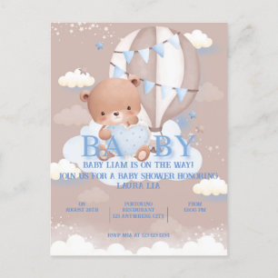 Baby Shower Invitation Postcard
