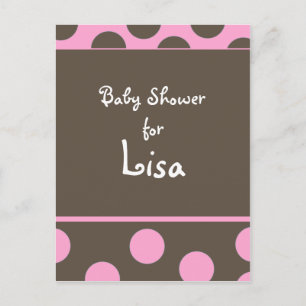 Baby shower Invitation Postcard