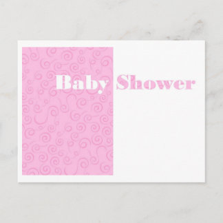 Baby Shower Invitation Postcard